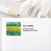 Vincent van Gogh - Gebied met Irises bij Arles Etiket (Insitu)