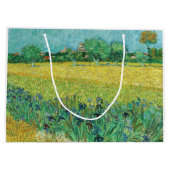 Vincent van Gogh - Gebied met Irises bij Arles Groot Cadeauzakje (Achterkant)