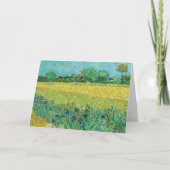 Vincent van Gogh - Gebied met Irises bij Arles Kaart (Voorkant)