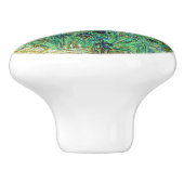 Vincent van Gogh - Gebied met Irises bij Arles Keramische Knop (Zijkant)