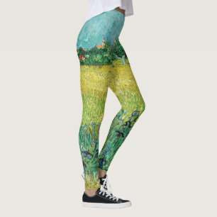 Vincent van Gogh - Gebied met Irises bij Arles Leggings
