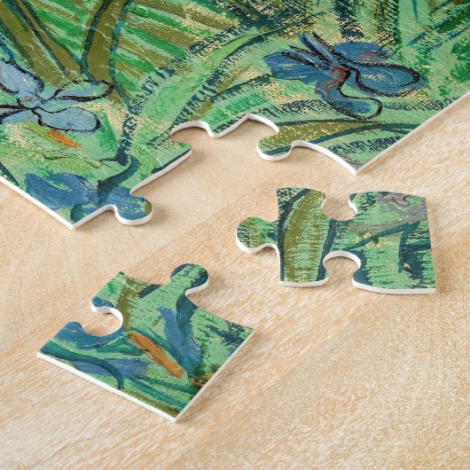 Vincent van Gogh - Gebied met Irises bij Arles Legpuzzel (Zijkant)