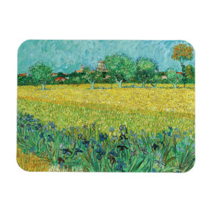Vincent van Gogh - Gebied met Irises bij Arles Magneet
