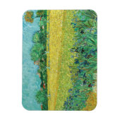 Vincent van Gogh - Gebied met Irises bij Arles Magneet (Verticaal)