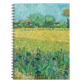 Vincent van Gogh - Gebied met Irises bij Arles Notitieboek