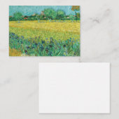 Vincent van Gogh - Gebied met Irises bij Arles Notitiekaartje (Voorkant / Achterkant)