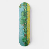 Vincent van Gogh - Gebied met Irises bij Arles Persoonlijk Skateboard (Voorkant)