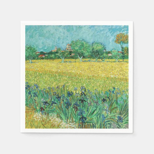 Vincent van Gogh - Gebied met Irises bij Arles Servet (Voorkant)