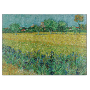 Vincent van Gogh - Gebied met Irises bij Arles Snijplank