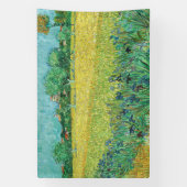 Vincent van Gogh - Gebied met Irises bij Arles Spandoek (Verticaal)