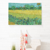 Vincent van Gogh - Gebied met Irises bij Arles Spandoek (Insitu)