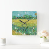 Vincent van Gogh - Gebied met Irises bij Arles Vierkante Klok (Huis)