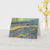Vincent van Gogh - Gebied met ploegende boeren Kaart (Gele Bloem)
