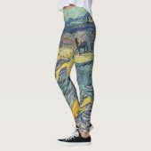 Vincent van Gogh - Gebied met ploegende boeren Leggings (Links)