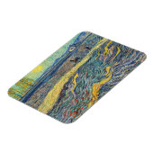 Vincent van Gogh - Gebied met ploegende boeren Magneet (Linkerzijde)