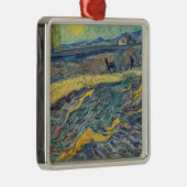 Vincent van Gogh - Gebied met ploegende boeren Metalen Ornament (Rechts)