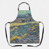 Vincent van Gogh - Gebied met ploegende boeren Schort (Voorkant)