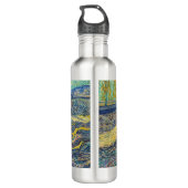 Vincent van Gogh - Gebied met ploegende boeren Waterfles (Achterkant)