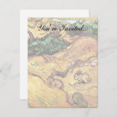 Vincent Van Gogh - Gebied met twee konijnen - fijn Kaart (Voorkant / Achterkant)