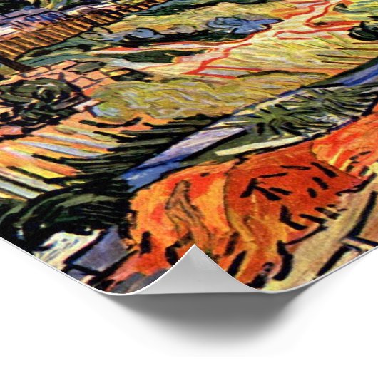 Vincent van Gogh - Gedekte katjes in Cordeville Poster (Hoek)