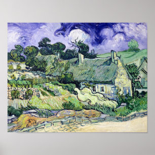 Vincent van Gogh  Gedekte kramen in Cordeville Poster
