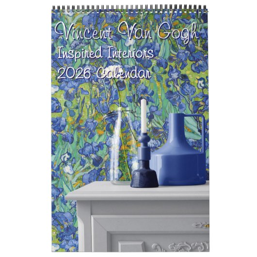 Vincent Van Gogh Geïnspireerde Interieurs 2026  Kalender (Hoes)