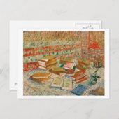 Vincent van Gogh | Gele boeken, 1887 Briefkaart (Voorkant / Achterkant)