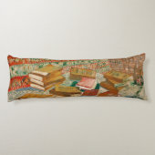 Vincent van Gogh | Gele boeken, 1887 Lichaamskussen (Achterkant)