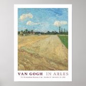 Vincent van Gogh Geploegde Velden Kunst Print  (Voorkant)