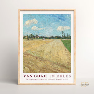 Vincent van Gogh Geploegde Velden Kunst Print
