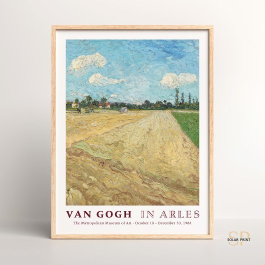 Vincent van Gogh Geploegde Velden Kunst Print 