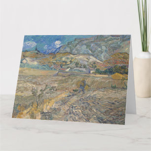 Vincent van Gogh, gesloten veld met boer Kaart