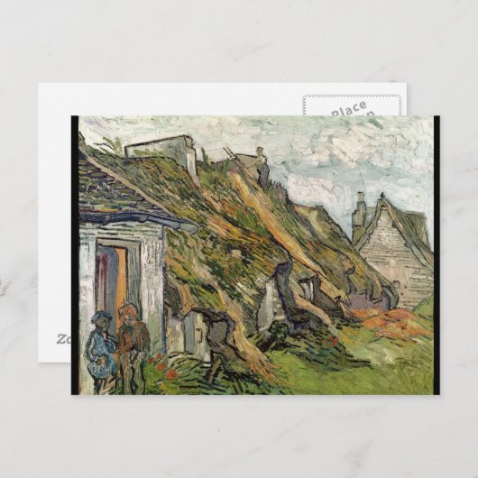 Vincent van Gogh | Getankte katten in Chaponval Briefkaart (Voorkant / Achterkant)