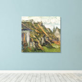 Vincent van Gogh | Getankte katten in Chaponval Canvas Afdruk (Insitu (Houten vloer))