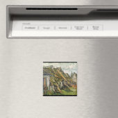 Vincent van Gogh | Getankte katten in Chaponval Magneet (Insitu (Vaatwasser))