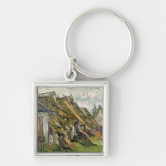 Vincent van Gogh | Getankte katten in Chaponval Sleutelhanger (Voorkant)
