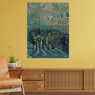 Vincent van Gogh Gevangenen Bewegend Fijne Kunst Poster