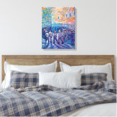 Vincent Van Gogh - Gevangenen lopen de ronde af Canvas Afdruk (Insitu (Slaapkamer))