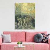 Vincent van Gogh - Gevangenen oefenen Canvas Afdruk (Insitu (Woonkamer))
