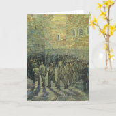 Vincent van Gogh - Gevangenen oefenen Kaart (Gele Bloem)