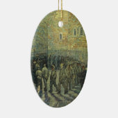 Vincent van Gogh - Gevangenen oefenen Keramisch Ornament (Rechts)