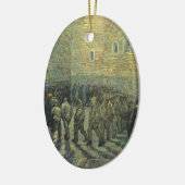 Vincent van Gogh - Gevangenen oefenen Keramisch Ornament (Links)