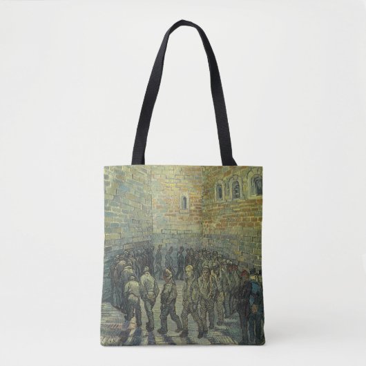 Vincent van Gogh - Gevangenen oefenen Tote Bag (Voorkant)
