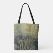 Vincent van Gogh - Gevangenen oefenen Tote Bag (Achterkant)