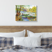 Vincent van Gogh, Gevist in het voorjaar Canvas Afdruk (Insitu (Slaapkamer))