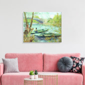 Vincent van Gogh | Gevist in het voorjaar Canvas Afdruk (Insitu (Woonkamer))