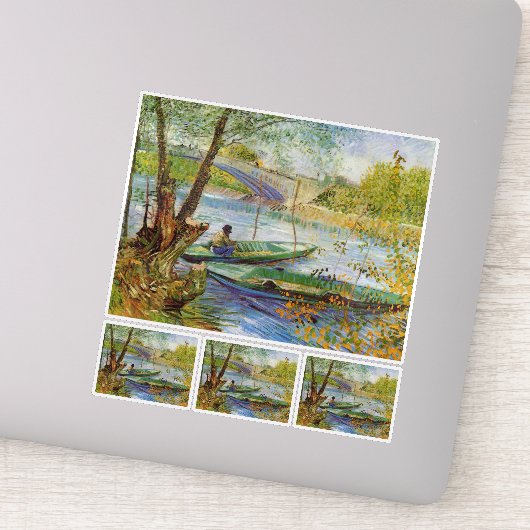 Vincent van Gogh, Gevist in het voorjaar Sticker (Detail)