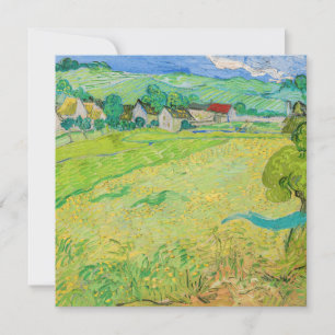 Vincent van Gogh - Gezicht op Vessenots bij Auvers Bedankkaart
