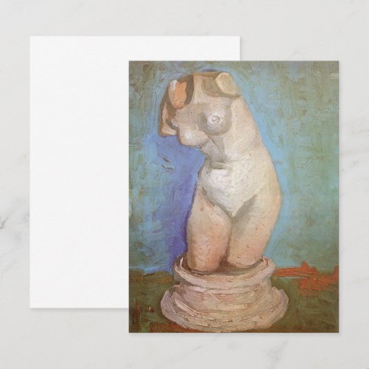 Vincent van Gogh - Gipsbeeldje Vrouw Torso (Voorkant / Achterkant)