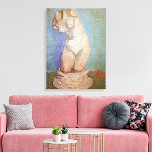 Vincent van Gogh - Gipsbeeldje Vrouw Torso Canvas Afdruk (Insitu (Woonkamer))